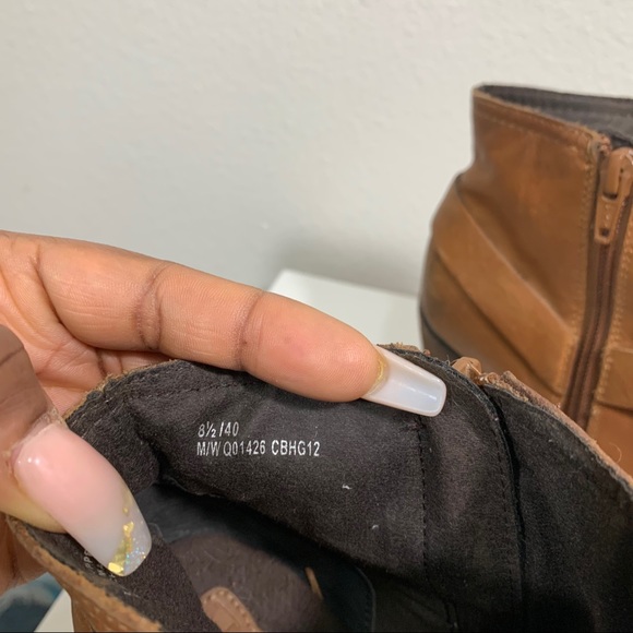 Kork-Ease Farah Leather Ankle Boot Heeled Camel - Picture 10 of 10